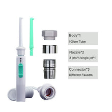 Load image into Gallery viewer, Dental Water Flosser Faucet Oral Irrigator Floss Dental Irrigator Portable Dental Water Jet Teeth Cleaning Mouth Washing Machine 0ral irrigator