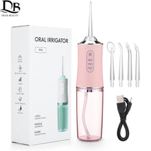 Load image into Gallery viewer, Dental Water Flosser Oral Irrigator Water Jet Toothpick 1400rpm 3 Modes Teeth Cleaner Toothbrush Oral Hygiene Cleaning Machine 0ral irrigator