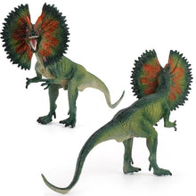 Load image into Gallery viewer, Dilophosaurus Dinosaurs Figure Dilophosaurus Simulation PVC Action Model Toys Raptor Dinosaurs Ornaments for Kids