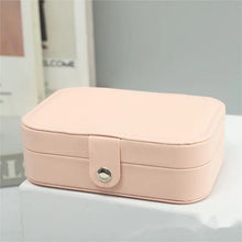 Load image into Gallery viewer, Double-Layer Jewelry Storage Box Portable Travel Jewelry Holder Organizer Storage Display Ring Necklace Stand For Jewelry