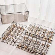 Load image into Gallery viewer, Drawer Style Transparent Jewelry Box Large Capacity Ring Earring Necklace Acrylic Jewelry Sorting Box Jewelry Box Organizer