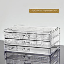 Load image into Gallery viewer, Drawer Style Transparent Jewelry Box Large Capacity Ring Earring Necklace Acrylic Jewelry Sorting Box Jewelry Box Organizer