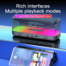 Load image into Gallery viewer, Dual Wireless Dynamic Microphones Speaker Home KTV Outdoor Party Portable Handheld Karaoke Wireless Microphone with Speaker
