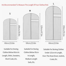 Load image into Gallery viewer, Dustproof Clothing Covers Waterproof Clothes Dust Cover Coat Suit Dress Protector Hanging Garment Bags Closet Organizer