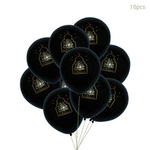Load image into Gallery viewer, Eid Mubarak Banner Bunting Balloons Plates Napkins Tablecloth Kareem Ramadan Decoration Muslim Islamic Festival Party Supplies
