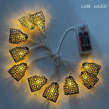 Load image into Gallery viewer, Eid Mubarak Banner Bunting Balloons Plates Napkins Tablecloth Kareem Ramadan Decoration Muslim Islamic Festival Party Supplies
