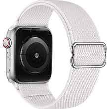 Load image into Gallery viewer, Elastic Nylon Solo Loop Strap For Apple Watch Band 44mm 40mm 38mm 42mm Adjustable Bracelet iWatch Series 3 4 5 6 Se Wristbands