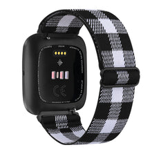 Load image into Gallery viewer, Elastic Woven Loop Strap for Fitbit Versa 3 2 Versa Lite Band Adjustable Nylon Sport Watchband Bracelet for Fitbit Sense Band