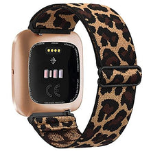 Load image into Gallery viewer, Elastic Woven Loop Strap for Fitbit Versa 3 2 Versa Lite Band Adjustable Nylon Sport Watchband Bracelet for Fitbit Sense Band