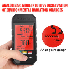 Load image into Gallery viewer, Electric Field Tester EMF Meter Magnetics Field Radio Test Sound Light Alarm Electromagnetic Radiation Detector