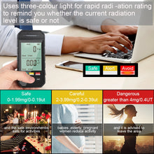 Load image into Gallery viewer, Electric Field Tester EMF Meter Magnetics Field Radio Test Sound Light Alarm Electromagnetic Radiation Detector