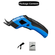 Load image into Gallery viewer, Electric Scissors Cloth Cutting Machine Lithium Charging Leather Sewing Tailor Scissor Tungsten Steel Blade Portable Hand Tool