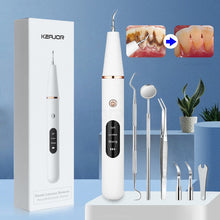 Load image into Gallery viewer, Electric Sonic Dental Calculus Scaler Oral Teeth Tartar Remover Plaque Stains Cleaner Removal Teeth Whitening Portable with LED 0ral irrigator