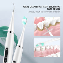 Load image into Gallery viewer, Electric Teeth Cleaner Dental Calculus Scaler Plaque Stain Tartar Removal Sonic Toothbrush Waterproof Teeth Whitening Oral Care 0ral irrigator