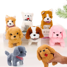 Load image into Gallery viewer, Electronic Pet Dog Toy Walking Interactive Dog Plush Doll Toys Vibrating Automatic Moving Electric Puppy Gift For Baby Kids