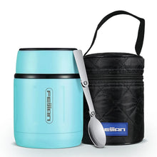 Load image into Gallery viewer, Food Thermos, Portable Thermos Boxes, Insulated Lunch Box, 500ML, 316 Stainless Steel , BPA Free,With Spoon