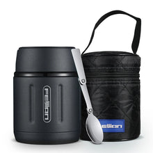 Load image into Gallery viewer, Food Thermos, Portable Thermos Boxes, Insulated Lunch Box, 500ML, 316 Stainless Steel , BPA Free,With Spoon