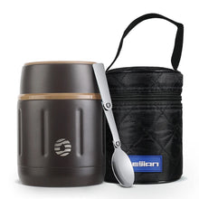 Load image into Gallery viewer, Food Thermos, Portable Thermos Boxes, Insulated Lunch Box, 500ML, 316 Stainless Steel , BPA Free,With Spoon