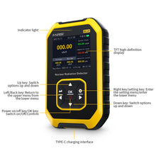 Load image into Gallery viewer, FNIRSI GC-01 Geiger Counter Nuclear Radiation Detector X-ray γ-ray β-ray Radioactivity Detector Personal Dosimeter Rechargeable