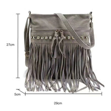 Load image into Gallery viewer, Faux Suede Fringe Tassel Women Shoulder Bag Messenger Bag Vintage Style Girl Crossbody Bag Mujer Bolso Flecos