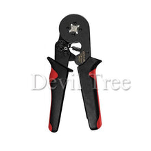 Load image into Gallery viewer, Ferrule Crimping Tool Kit, Hexagonal sawtooth Self-adjustable Ratchet Wire Terminals Crimper Kit with Wire Terminals kits