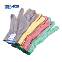 Load image into Gallery viewer, Fishing Anti Cut Gloves GMG Non-slip HPPE EN388 ANSI Anti-cut Level 5 Safety Work Gloves Cut Resistant Gloves For Kitchen Garden