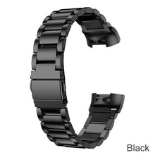 Load image into Gallery viewer, For Fitbit Charge 5 4 3 2 Smart Bracelet Strap Stainless Steel Watch Band Loop For Fitbit Charge 3 SE Black Silver Strap Correa