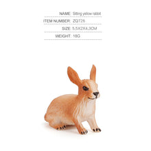 Load image into Gallery viewer, 6pcs/set Forest Animals Figures Wild Mini Animal Simulation Model Toys Deer Fox Rabbit Squirrel Action Figure Figurines Toy for Kid Gift