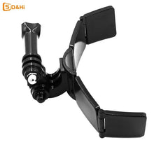 Load image into Gallery viewer, Full Face Helmet Chin Mount Holder for Hero 11 10 9 8 7 DJI Insta360 Camera Strap Flodable Front Chin Mount Accessory