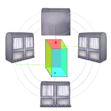 Load image into Gallery viewer, Fully Enclosed Cover Clothes Rack Cover Drying Rack Dust Cover Garment Rack Dust Cover Clothing Protector Breathable Dustproof