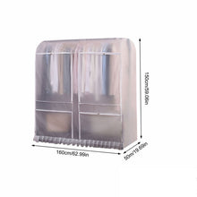 Load image into Gallery viewer, Fully Enclosed Cover Clothes Rack Cover Drying Rack Dust Cover Garment Rack Dust Cover Clothing Protector Breathable Dustproof