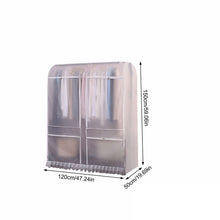 Load image into Gallery viewer, Fully Enclosed Cover Clothes Rack Cover Drying Rack Dust Cover Garment Rack Dust Cover Clothing Protector Breathable Dustproof