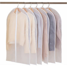 Load image into Gallery viewer, 3pcs/set Garment Bag Suit coat dress clothing protection dust cover PEVA Proof storage organizer for Closet transparent clothes Cover