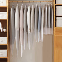 Load image into Gallery viewer, 3pcs/set Garment Bag Suit coat dress clothing protection dust cover PEVA Proof storage organizer for Closet transparent clothes Cover
