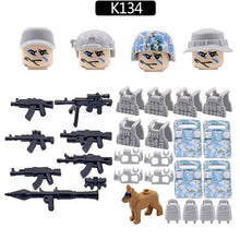 Load image into Gallery viewer, Ghost Commando Special Forces Building Blocks Army Soldier Figures Military Weapon Vest Bricks Accessories Children's Toys