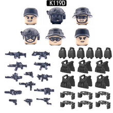 Load image into Gallery viewer, Ghost Commando Special Forces Building Blocks Army Soldier Figures Military Weapon Vest Bricks Accessories Children's Toys