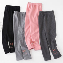 Load image into Gallery viewer, Girls Leggings Autumn Winter Thick Warm Plus Cute Fond Rabbit Children Kids Baby Bottom Part Pants