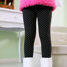 Load image into Gallery viewer, Girls Pants Autumn Winter Thick Warm Kids Baby Bottom Leggings Colorful Print Dot Children Pants