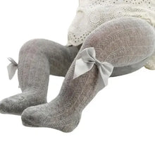Load image into Gallery viewer, Girls Tights Winter Pantyhose Baby Infant Child Thick Warm Stockings Bowknet Kids Tights Baby Panty Maillot Bow Classic Tights