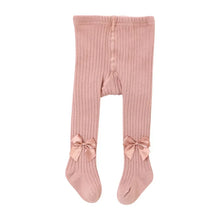 Load image into Gallery viewer, Girls Tights Winter Pantyhose Baby Infant Child Thick Warm Stockings Bowknet Kids Tights Baby Panty Maillot Bow Classic Tights