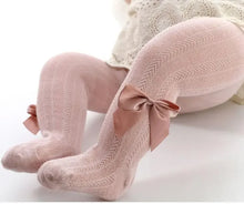 Load image into Gallery viewer, Girls Tights Winter Pantyhose Baby Infant Child Thick Warm Stockings Bowknet Kids Tights Baby Panty Maillot Bow Classic Tights
