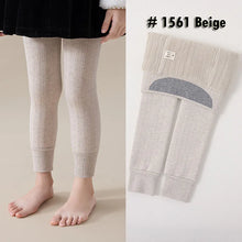 Load image into Gallery viewer, Girls Winter Thick Leggings Fleece Lined Warm Kids Leggings Soft Tights Snow Days Pants