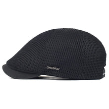 Load image into Gallery viewer, New Mesh Newsboy Caps Summer Men Women Hats Breathable Beret Outdoor Gorro Hombre Boina Golf Hat Fashion Casual Solid Flat Cap