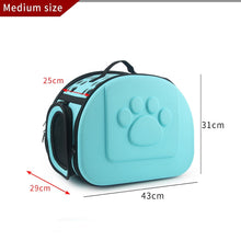 Load image into Gallery viewer, Travel Pet Bag Cat Flower Carriers Bags Breathable Pink Folding Small Dog Outdoor Shoulder Bag Folding Cats Carrying