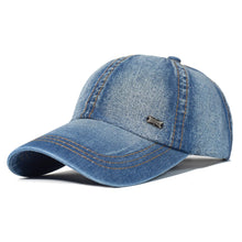Load image into Gallery viewer, Vintage Washed Cotton Baseball Cap Men Women Denim Dad Hat Adjustable Trucker Style Low Profile