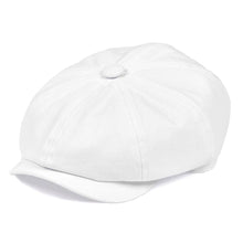 Load image into Gallery viewer, Men's Newsboy Cap Twill Cotton 8 Panel Hat Flat Ivy Cabbie Casual Baker Caps Gatsby Hat Retro Hats Boina Beret for Male
