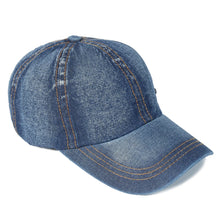Load image into Gallery viewer, Vintage Washed Cotton Baseball Cap Men Women Denim Dad Hat Adjustable Trucker Style Low Profile