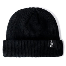 Load image into Gallery viewer, Daily SHORT Beanie Hat Unisex Sailor Style Winter Hat Men Women Ribbed Knitted Melon Cap True Letter Baggy Hat