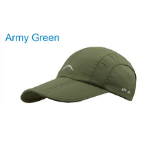 Load image into Gallery viewer, Waterproof Outdoor Sport Baseball Cap Unisex Spring Summer Quick Drying Hat Breathable Cap Foldable Cycling hat Sun Protection