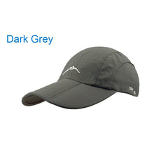 Load image into Gallery viewer, Waterproof Outdoor Sport Baseball Cap Unisex Spring Summer Quick Drying Hat Breathable Cap Foldable Cycling hat Sun Protection
